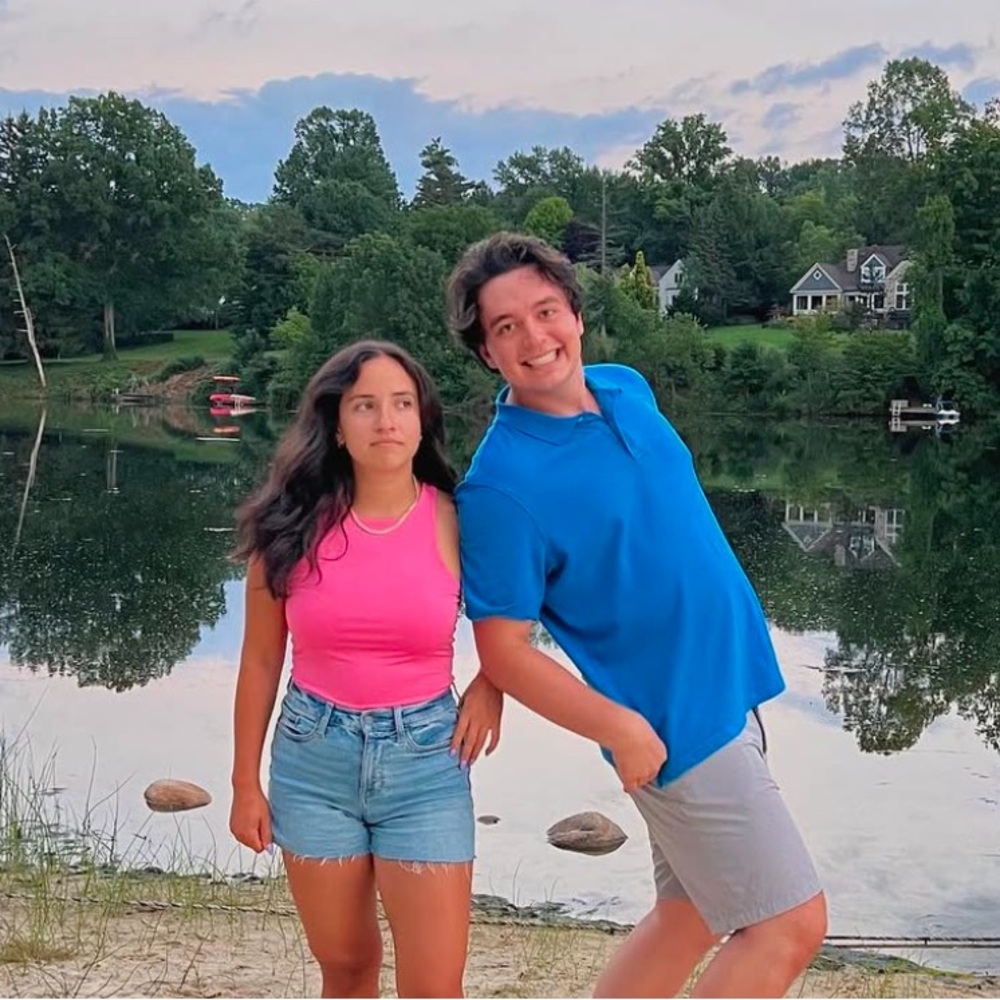 Express body contour bodysuit hot pink